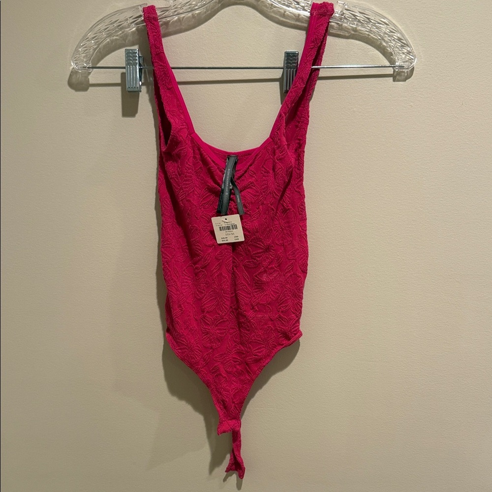 Anthropologie Fuchsia Bodysuit NWT XXS/XS